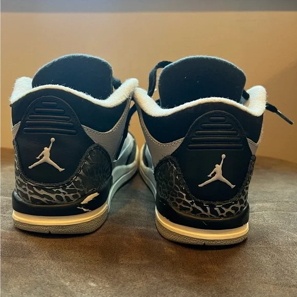 Air Jordan 3 Retro Wolf Grey 2014 Size 3y Kids - Picture 6 of 8